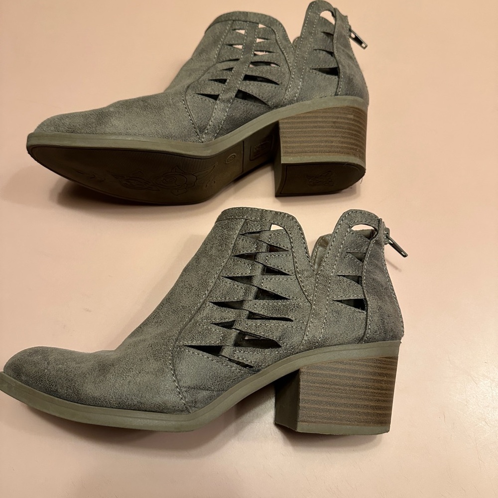 Brown Booties size 8